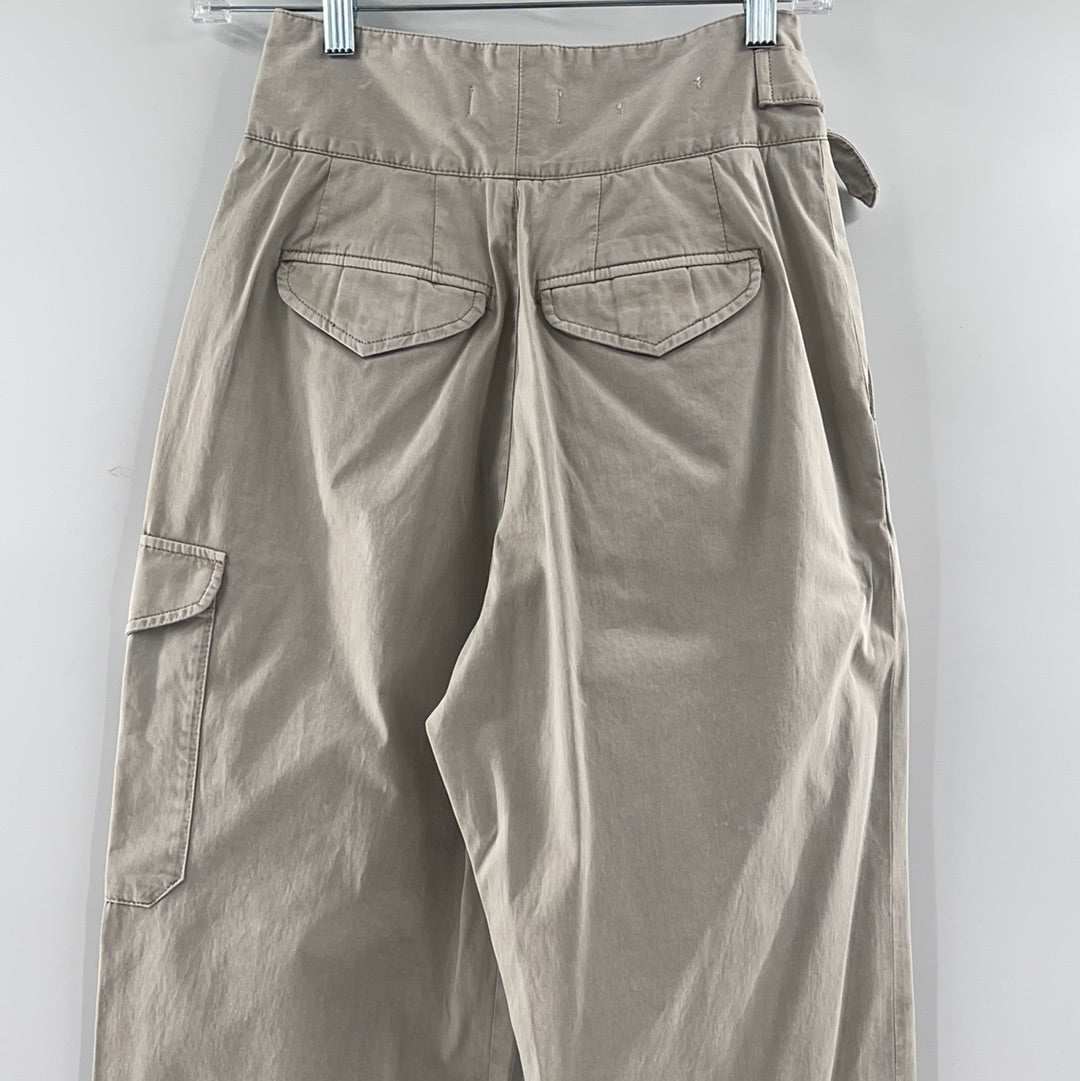 CLOSED beige cargo trouser (Sz 25)