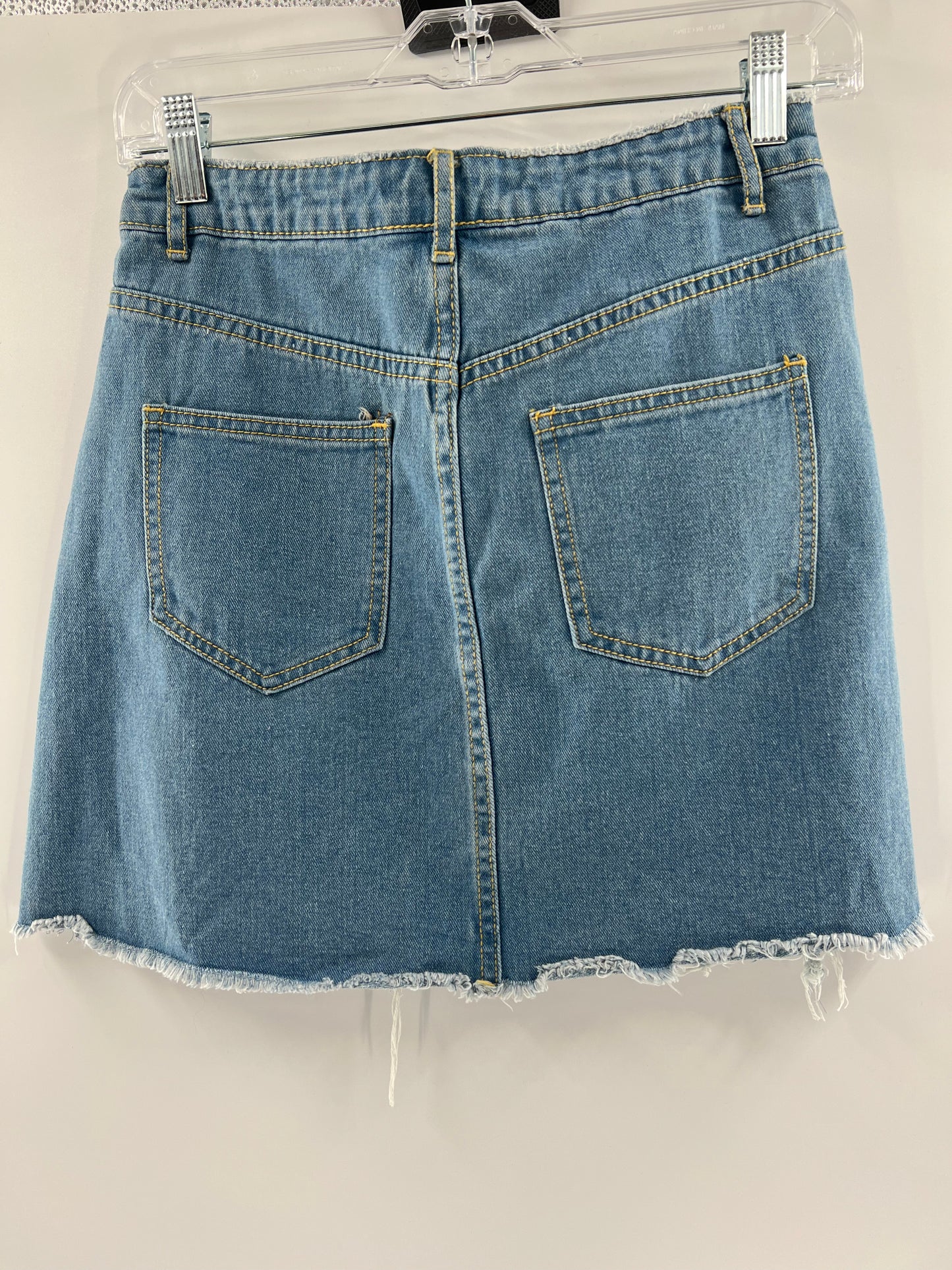 Misguided Denim Mini Skirt (Sz4)