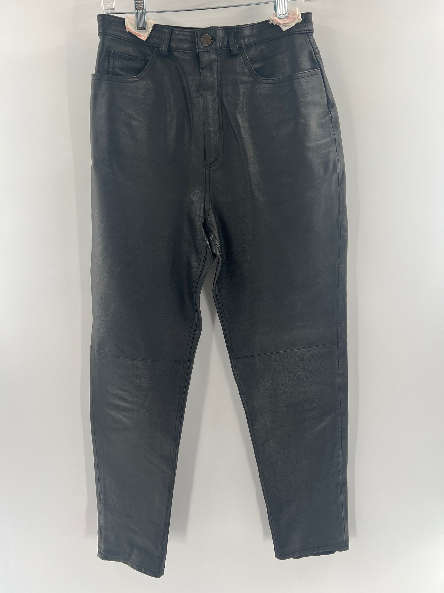 Black Bagatelle 100% Leather Pants (Size 8)