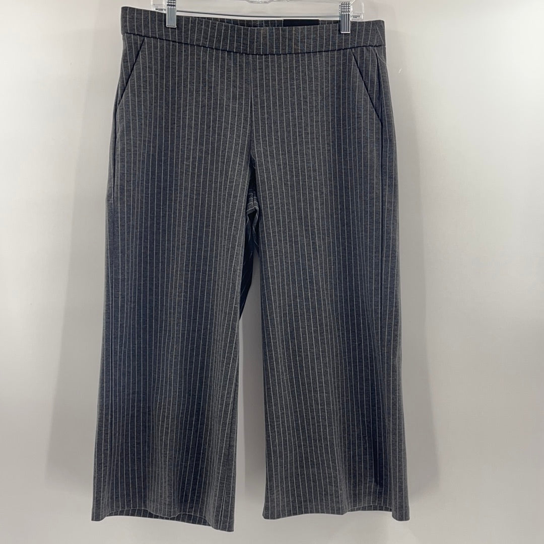ROZ & ALI pinstripe grey pants