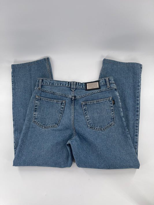 Fendi Wide Leg Jeans (34W 32inseam)