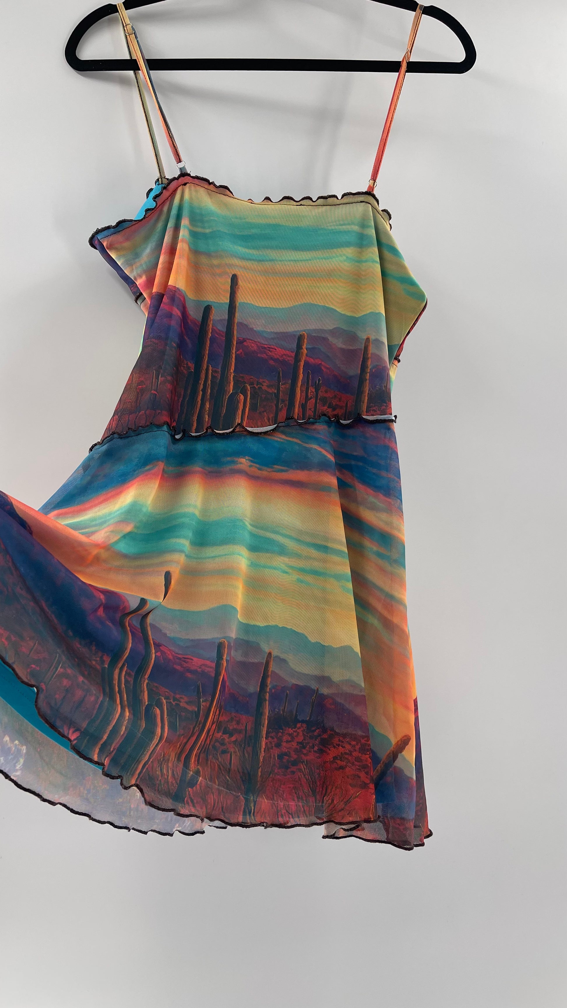cider mesh dress Buy Cider Mesh Ruffle Hem Maxi Dress Online