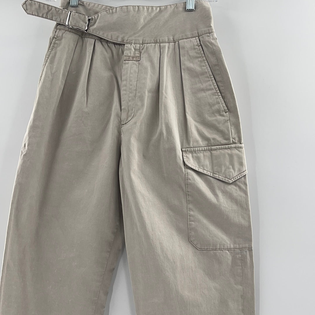 CLOSED beige cargo trouser (Sz 25)