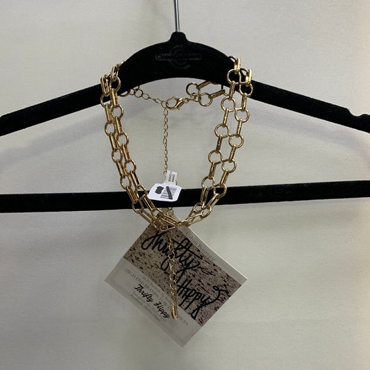 Free People Gold Choker Necklace