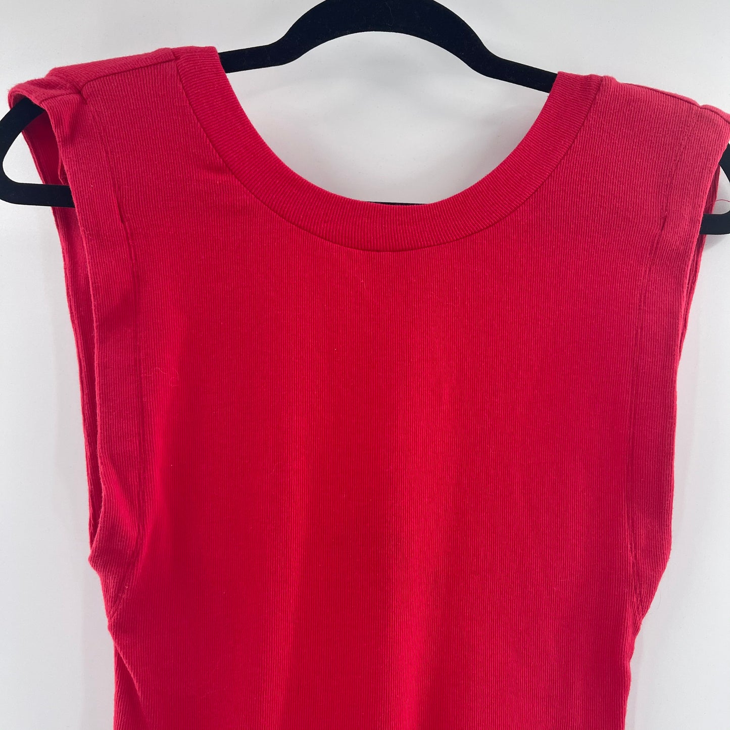 Intimately Free People “U” Shape Collar Red Bodysuit (Size XS)