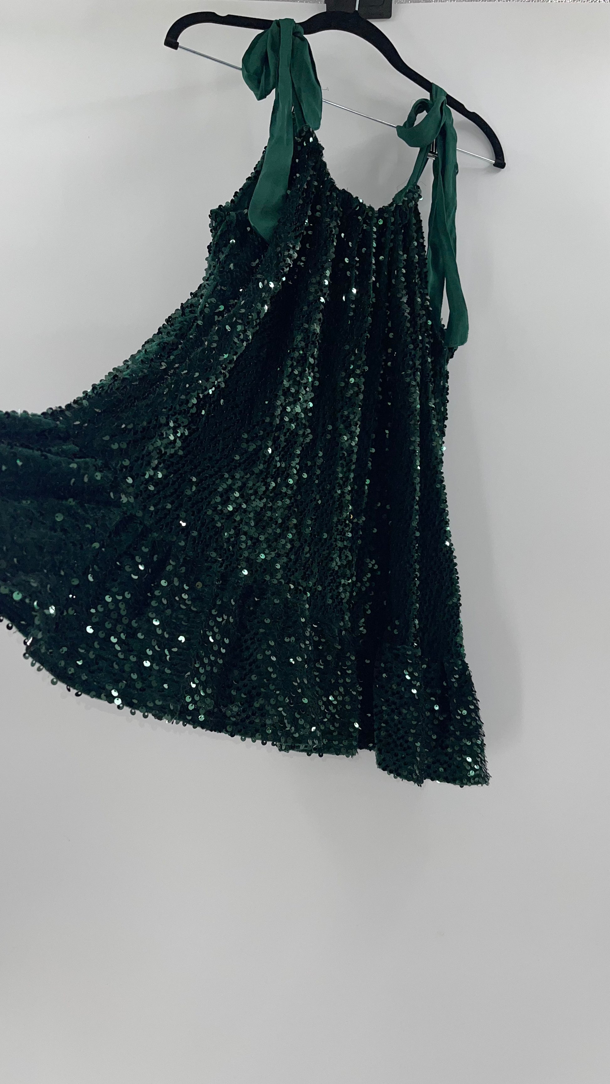 Free People Emerald Green Babydoll (XS) The Thrifty Hippy Free People Emerald Green Babydoll (XS) The Thrifty Hippy