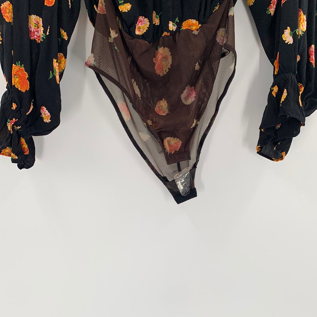Intimately free People Floral Bodysuit (S)