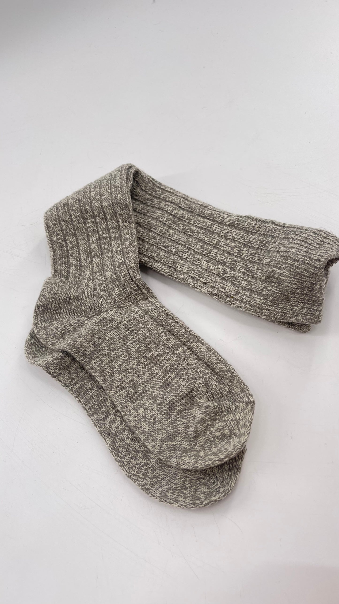 Free People Over the Knee Grey Knit Socks