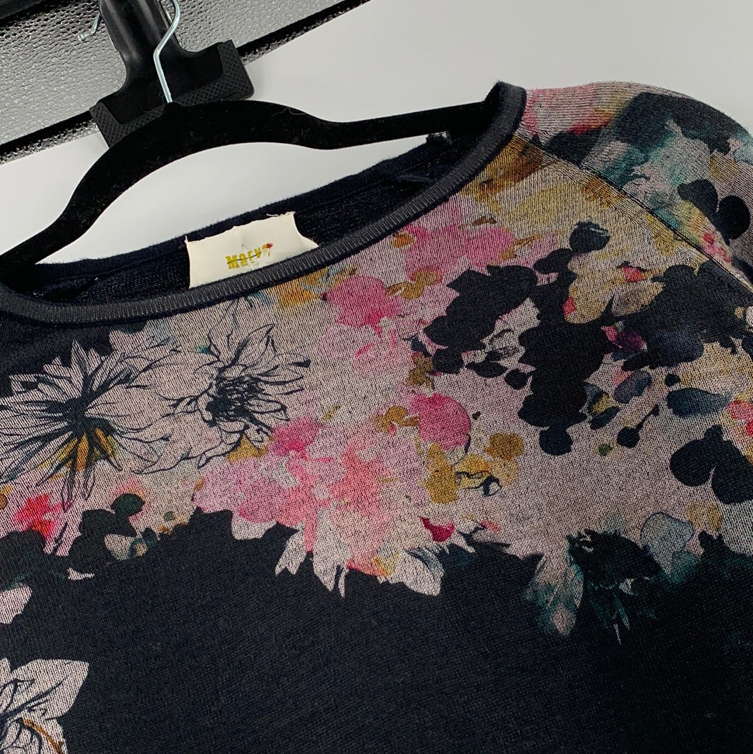 Maeve Charcoal Floral Knit (XS)
