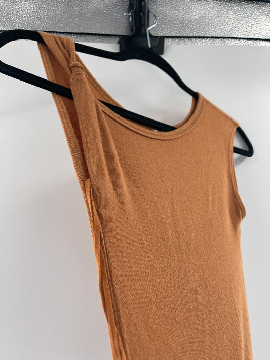 Free People Terracotta Knit Tank