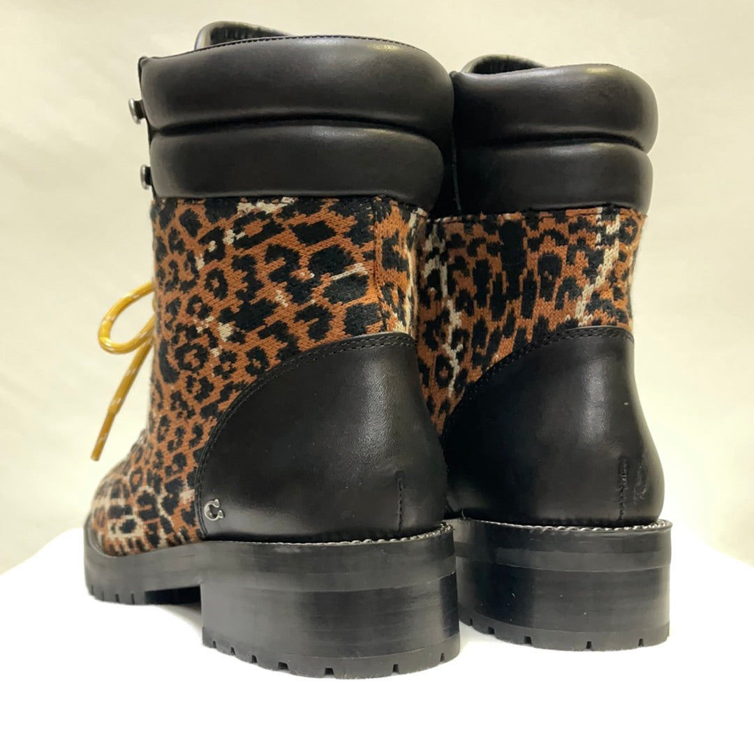 Coach Leopard Print Boots