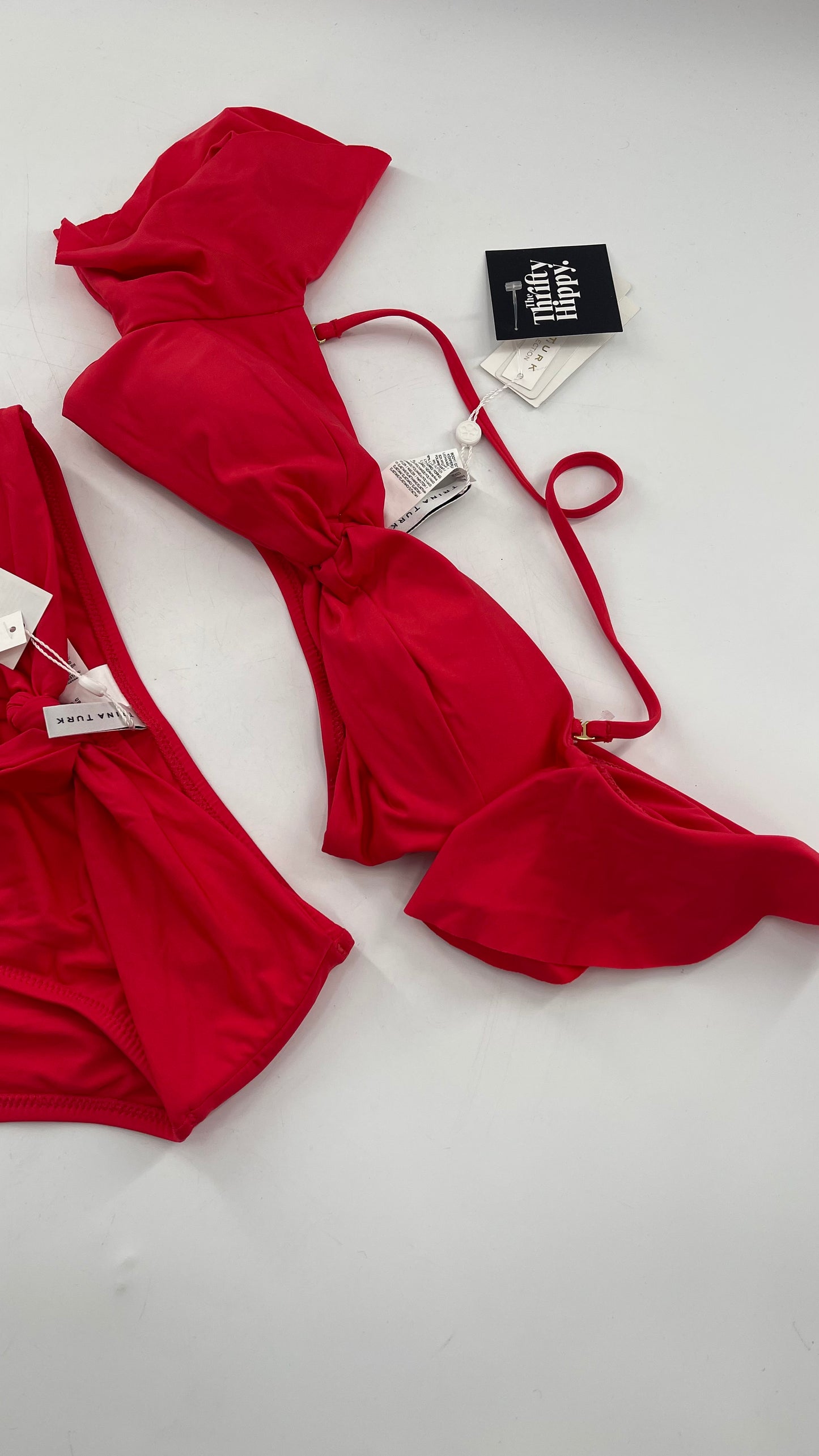 TRINA TURK Red Bikini Set with Tags (6)