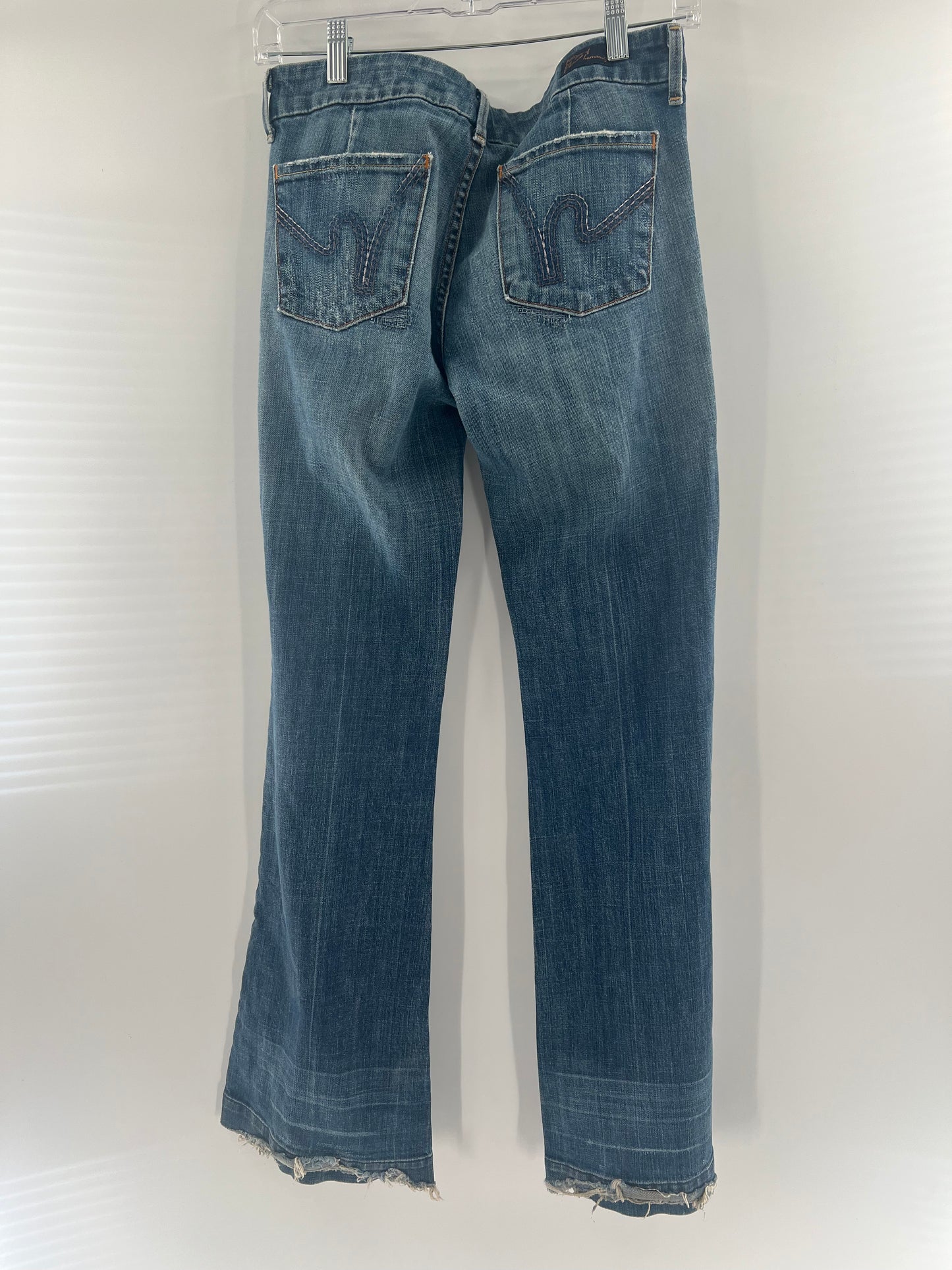 Citizens of Humanity Anthropologie Patch Distressed Flare Jeans (Size 28)