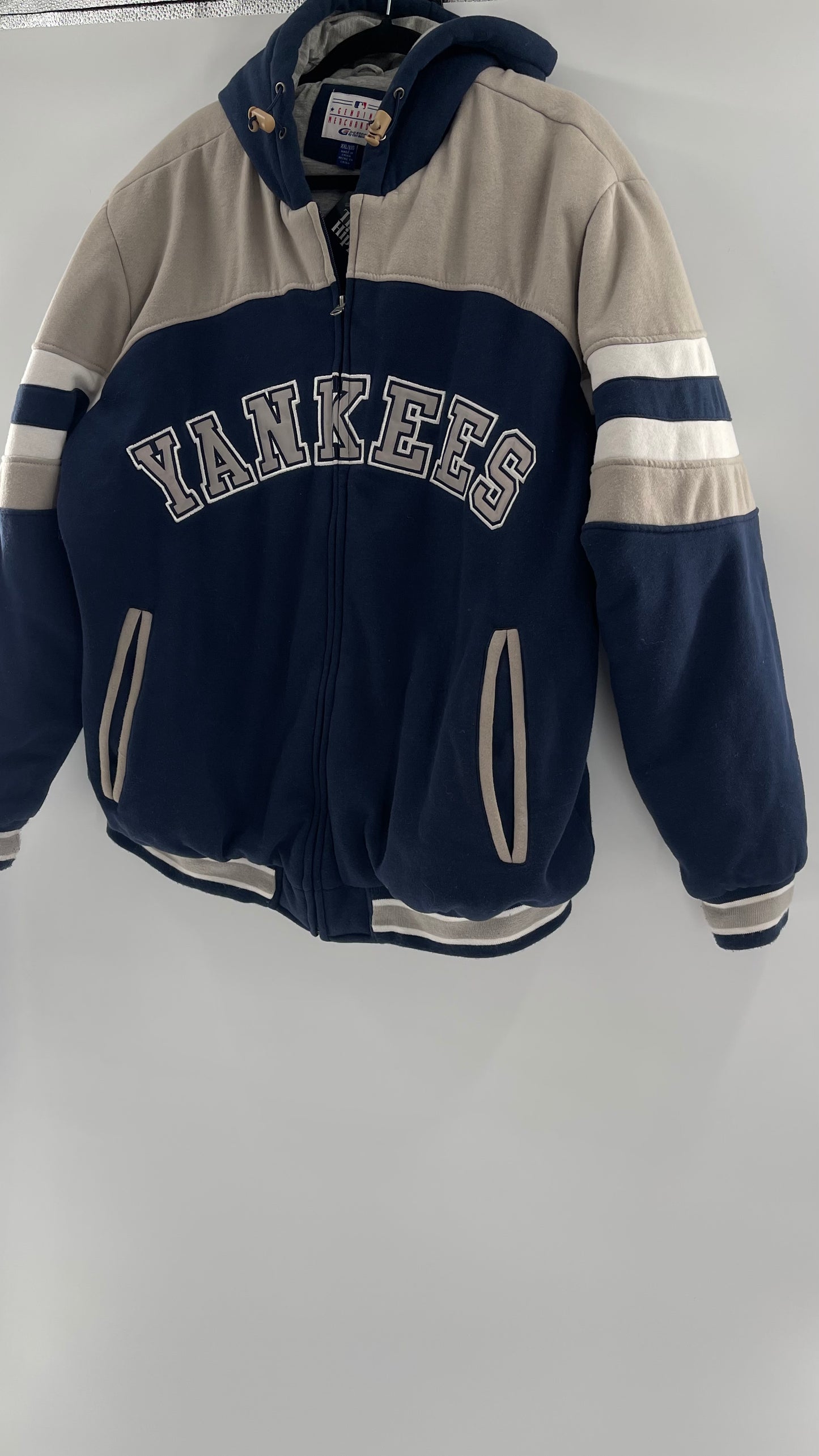 Vintage Yankees Varsity Bomber Jacket -Ultra Comfy- (XXL)