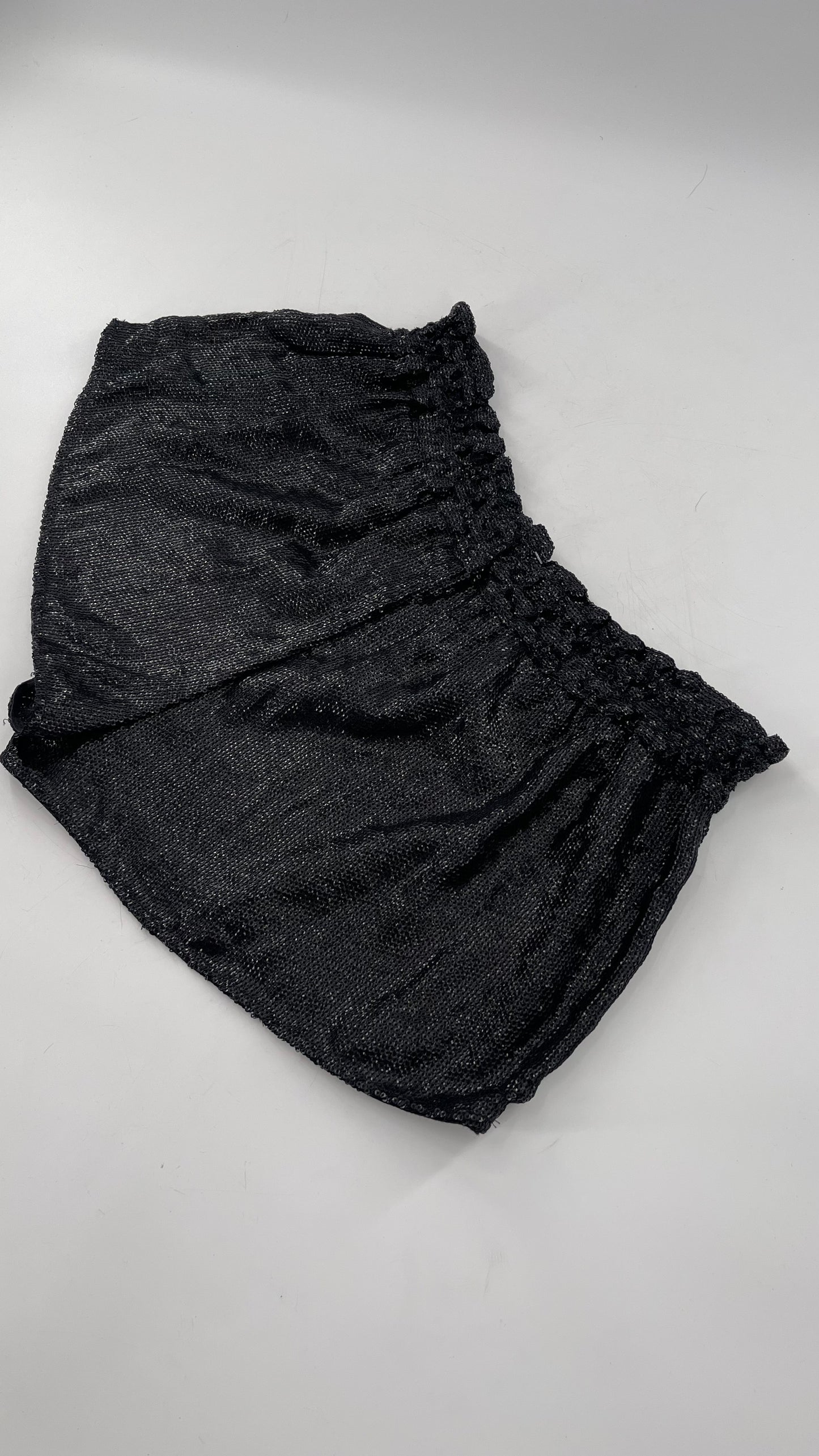 Urban Outfitters Silence And Noise Black Sequins Cocktail Party Shorts Size Med