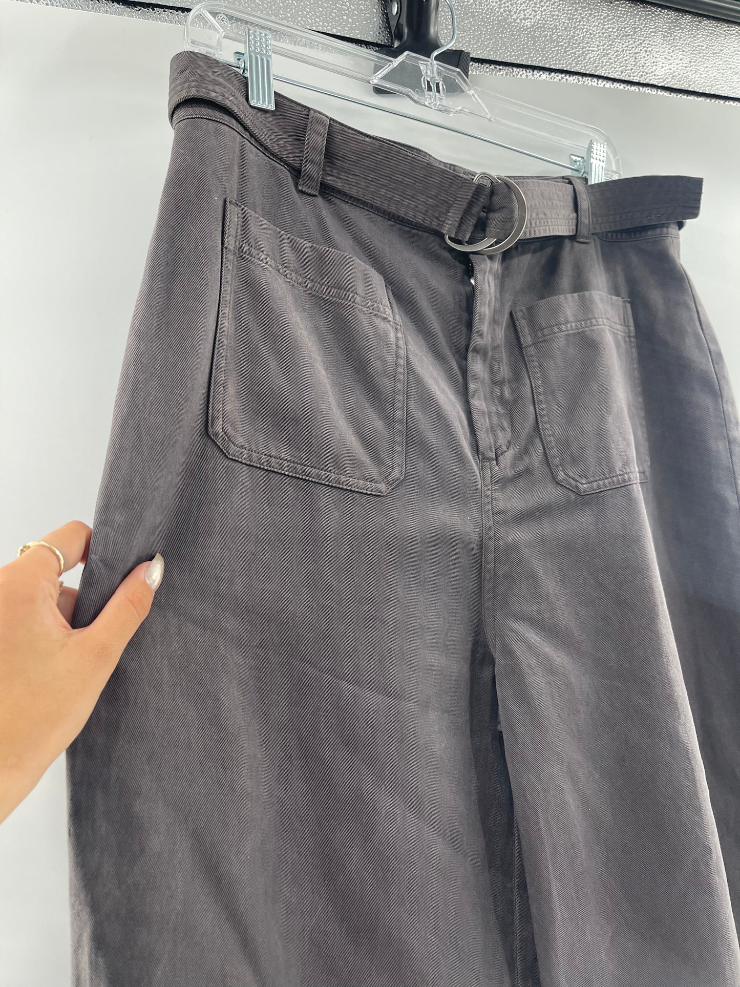 Cloth and Stone - Ribbon Hoop Belt Light Black Pants (Size 32)