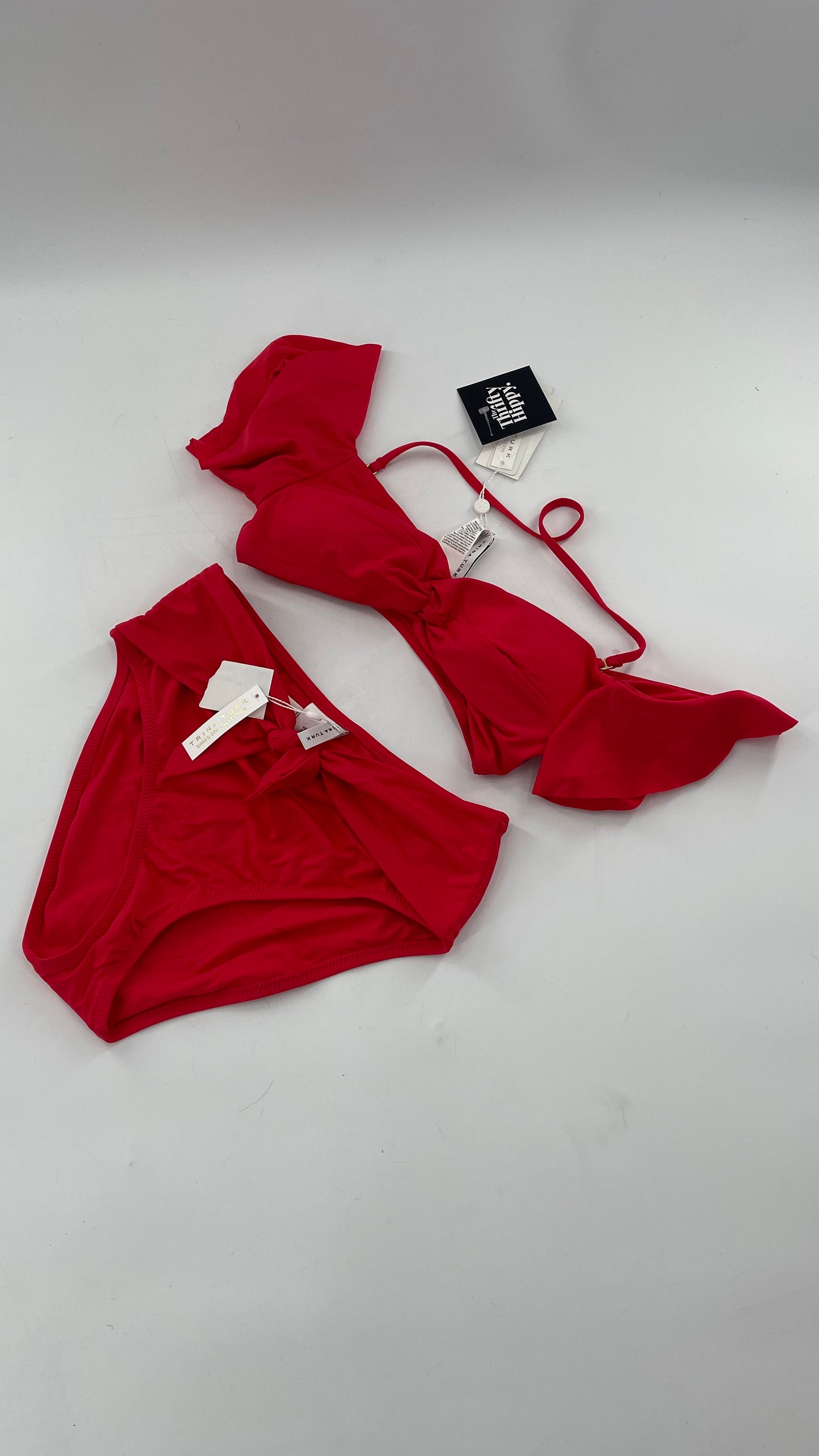 TRINA TURK Red Bikini Set with Tags (6)