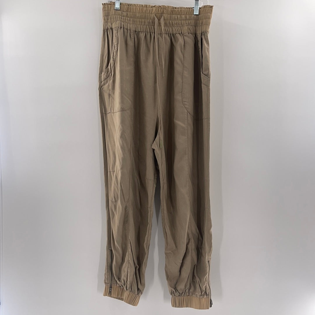 Free People Movement Tan Joggers