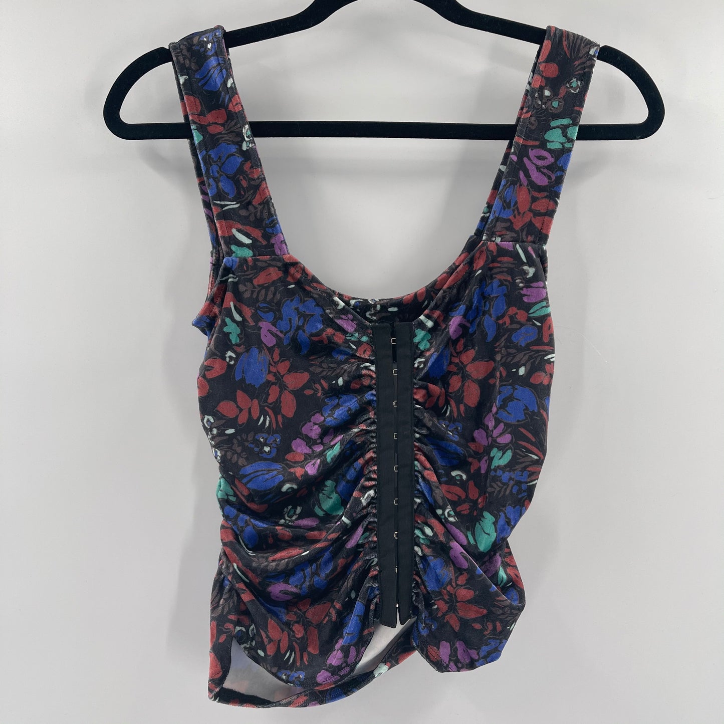 Free People Patterned Velvet Tank (L)