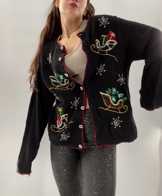 Urban Outfitters Wild Side Holiday Sweater (Medium)