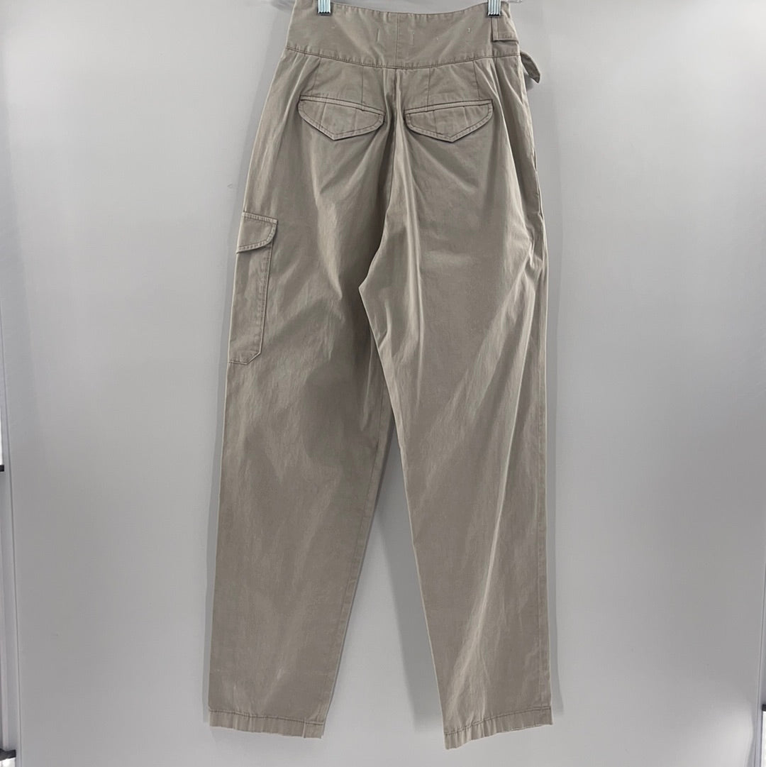 CLOSED beige cargo trouser (Sz 25)