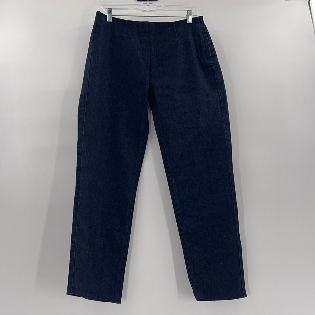 Vintage Wax Jeans with bedazzled back waistline (Sz XL)