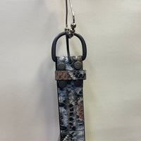 Free People Patterned Leather Belt