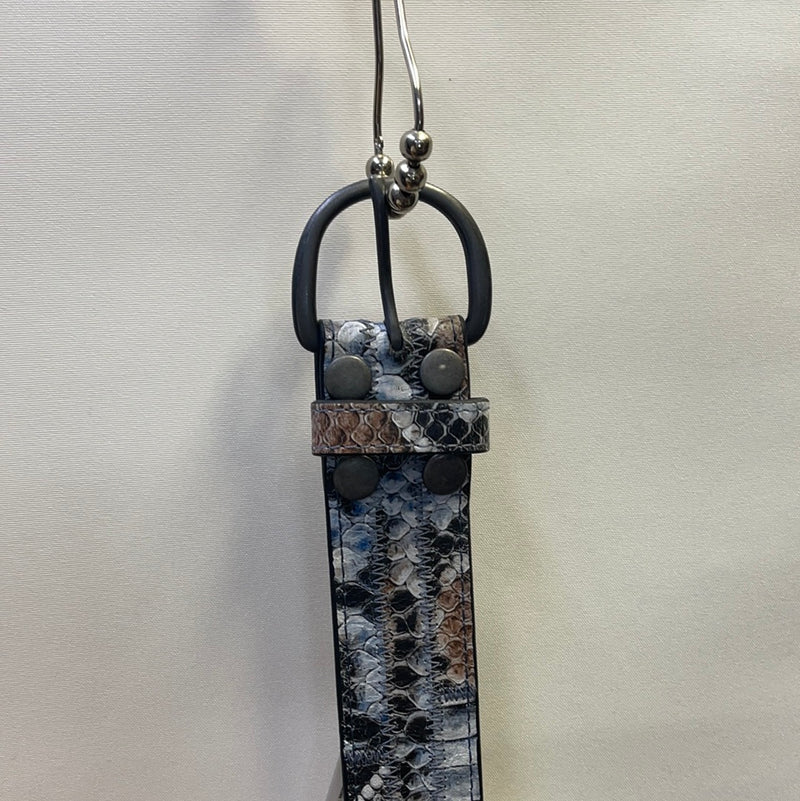 Free People Patterned Leather Belt