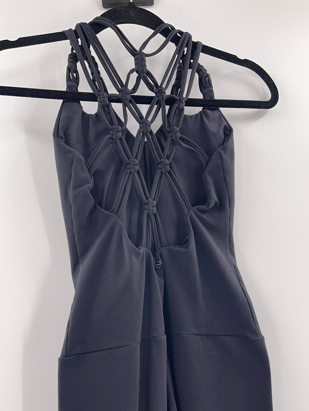 Mika Yogawear - Black Bodysuit Jumpsuit (Size Small)