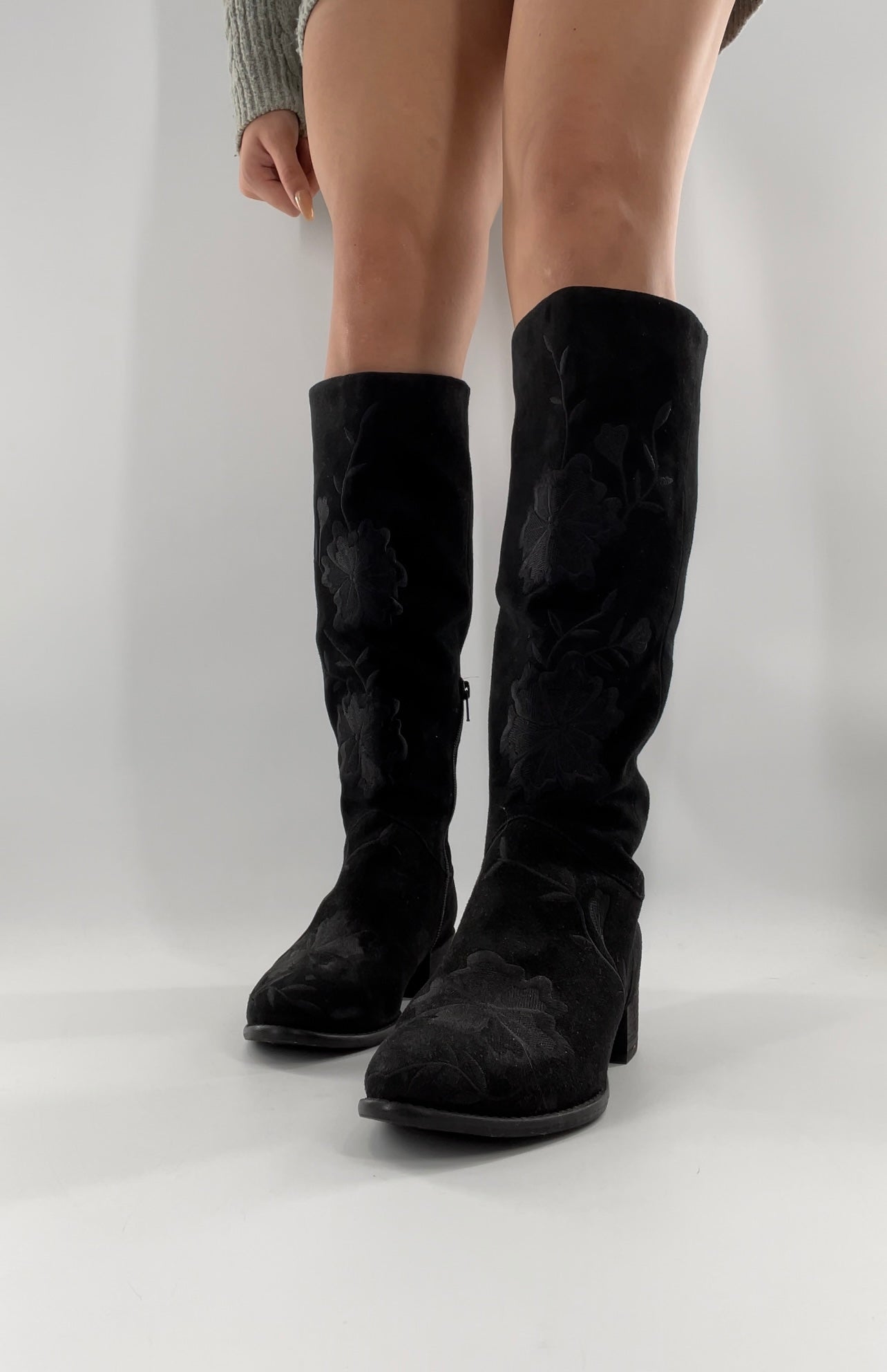 Seychelles Black Suede Boots