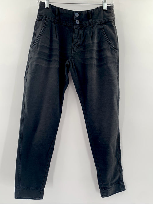 Free People Chino Black Pants (Size 0)