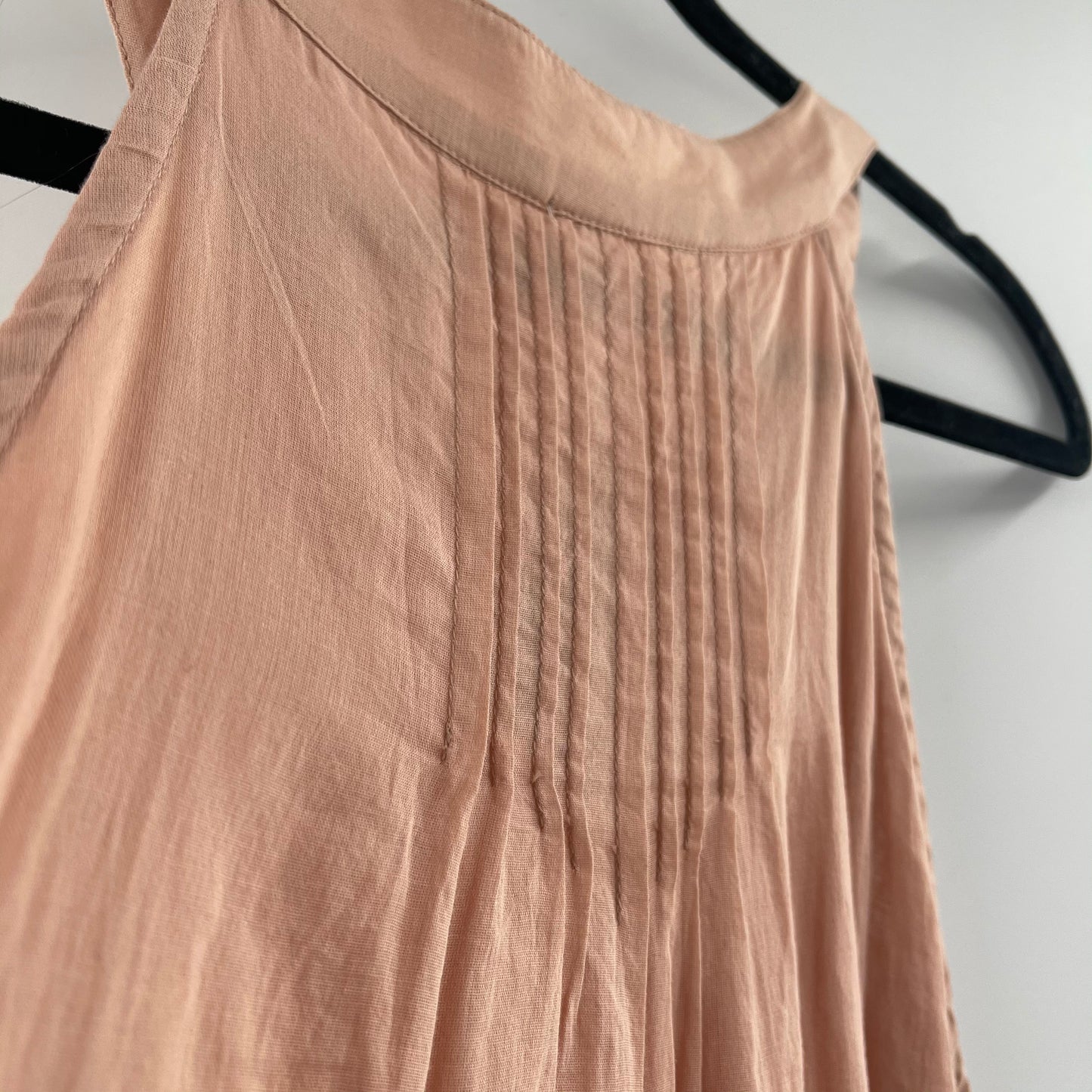 Free People Blush Pleated Tunic (S)