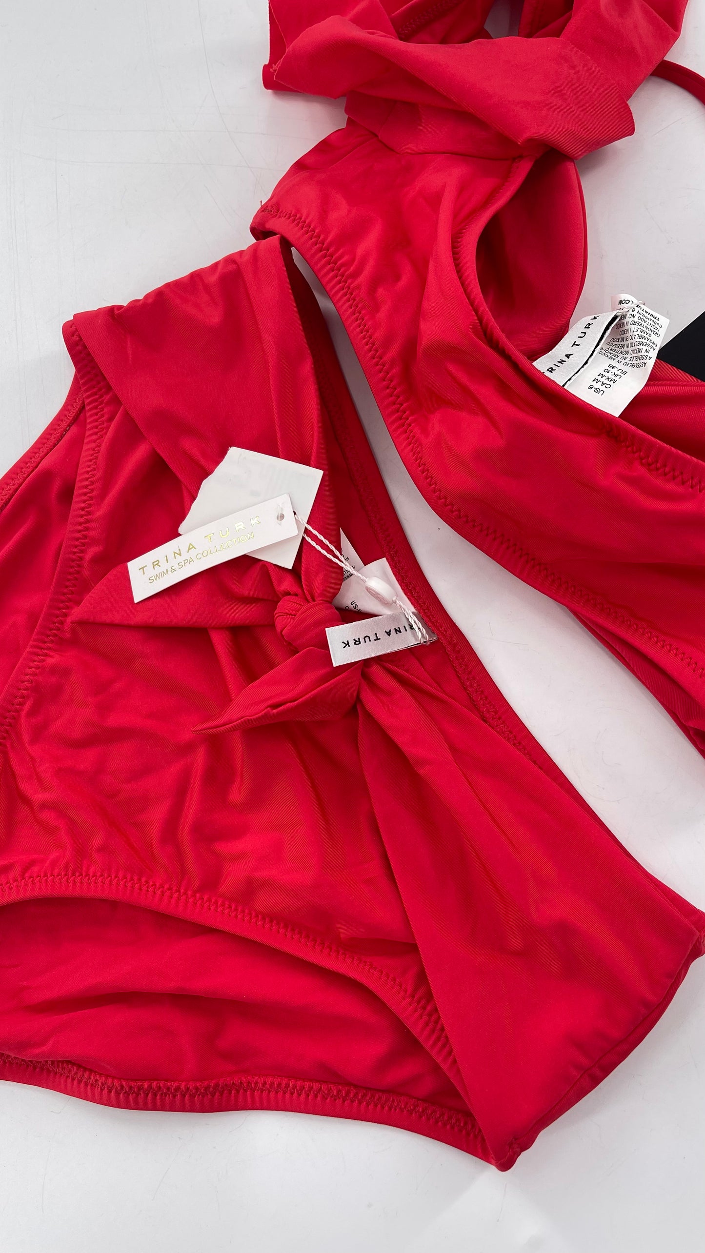 TRINA TURK Red Bikini Set with Tags (6)