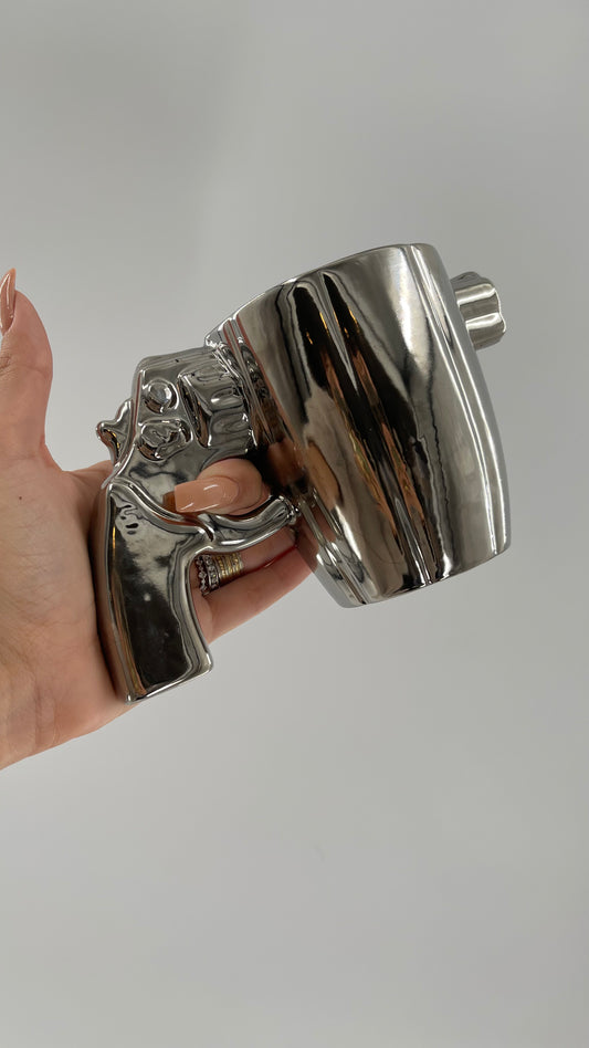Chrome/Platinum Pistol Mug
